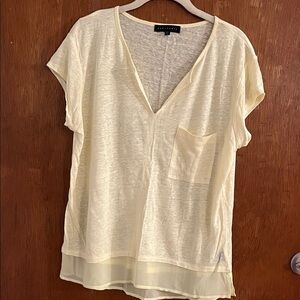 Sanctuary soft yellow brand new Short Sleeve Tee